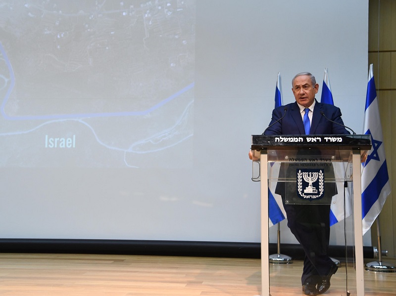 PM Netanyahu speaks at the Prime Minister's Office